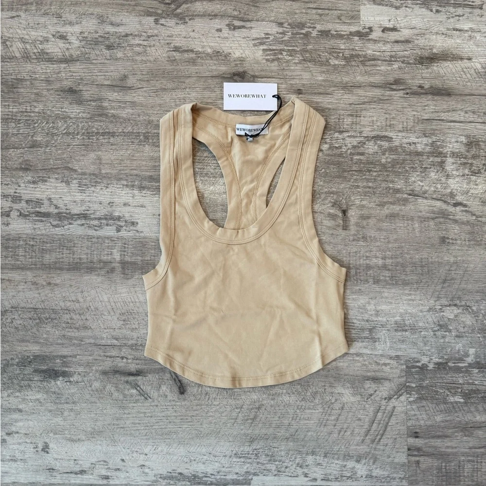 WeWoreWhat Cropped Scoop Tank - Picture 2 of 5